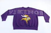 Vintage Minnesota Vikings Football Sweatshirt - Sweatshirt - Thrifted Threads