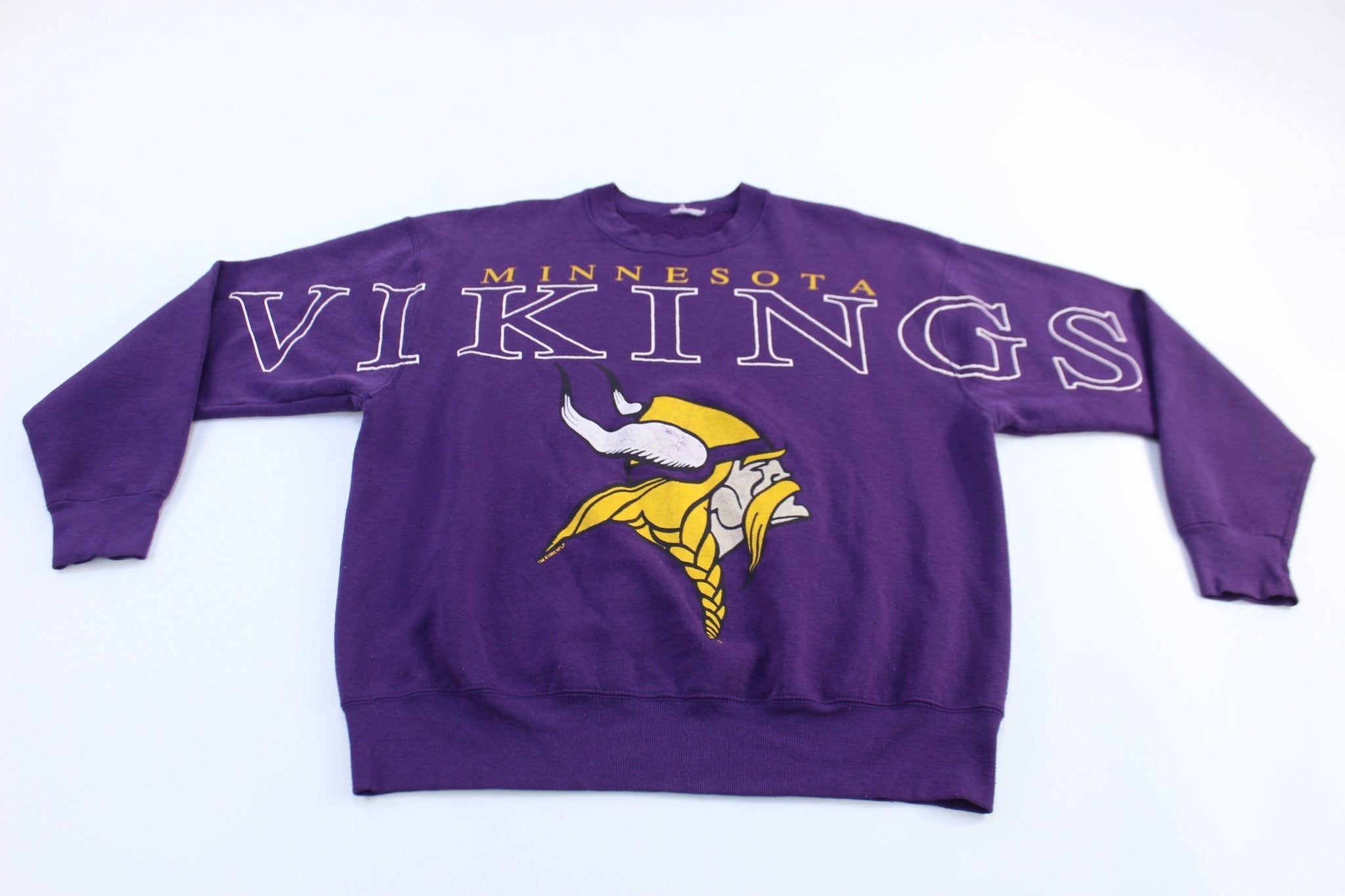 Vintage Minnesota Vikings Football Sweatshirt - Sweatshirt - Thrifted Threads