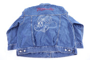 Vintage Minnie Mouse Embroidered Denim Jacket - Jacket - Thrifted Threads