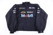 Vintage Mobil Racing Full Zip Windbreaker - Jacket - Thrifted Threads