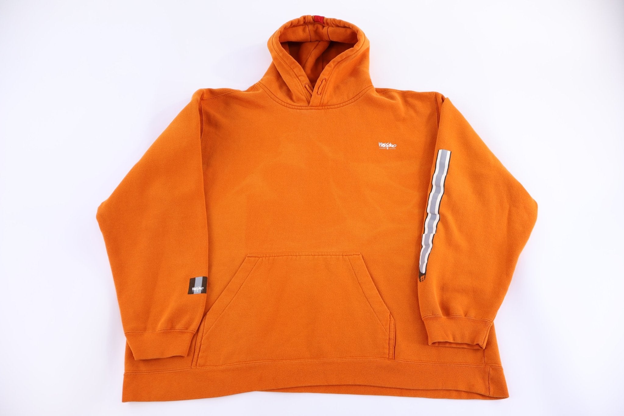 Vintage Mossimo Orange Pullover Hoodie - Sweatshirt - Thrifted Threads