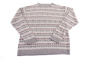 Vintage Munsing Wear Multipattern Knit Sweater - Sweater - Thrifted Threads