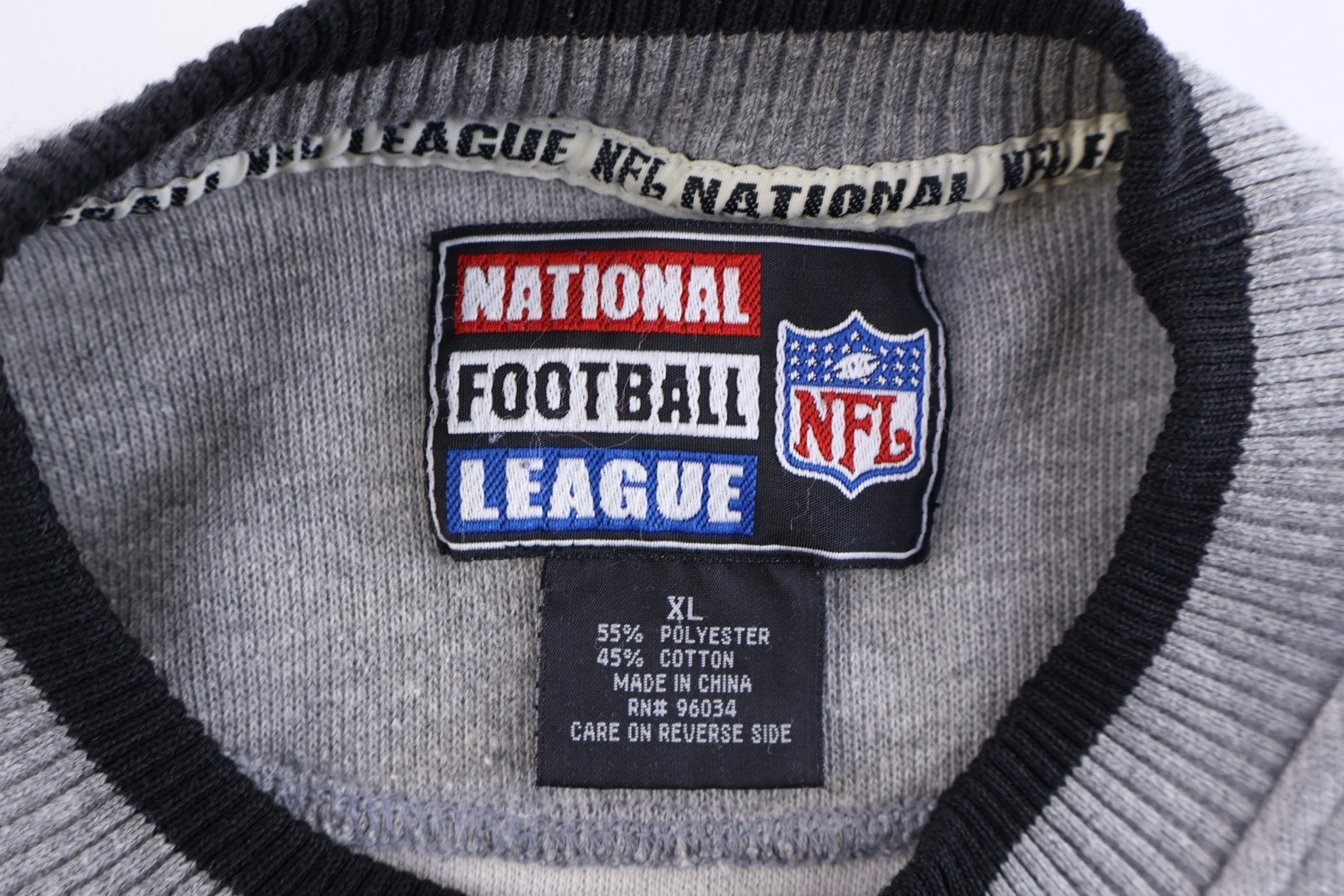 Vintage National Football League Embroidered Pullover - Sweater - Thrifted Threads