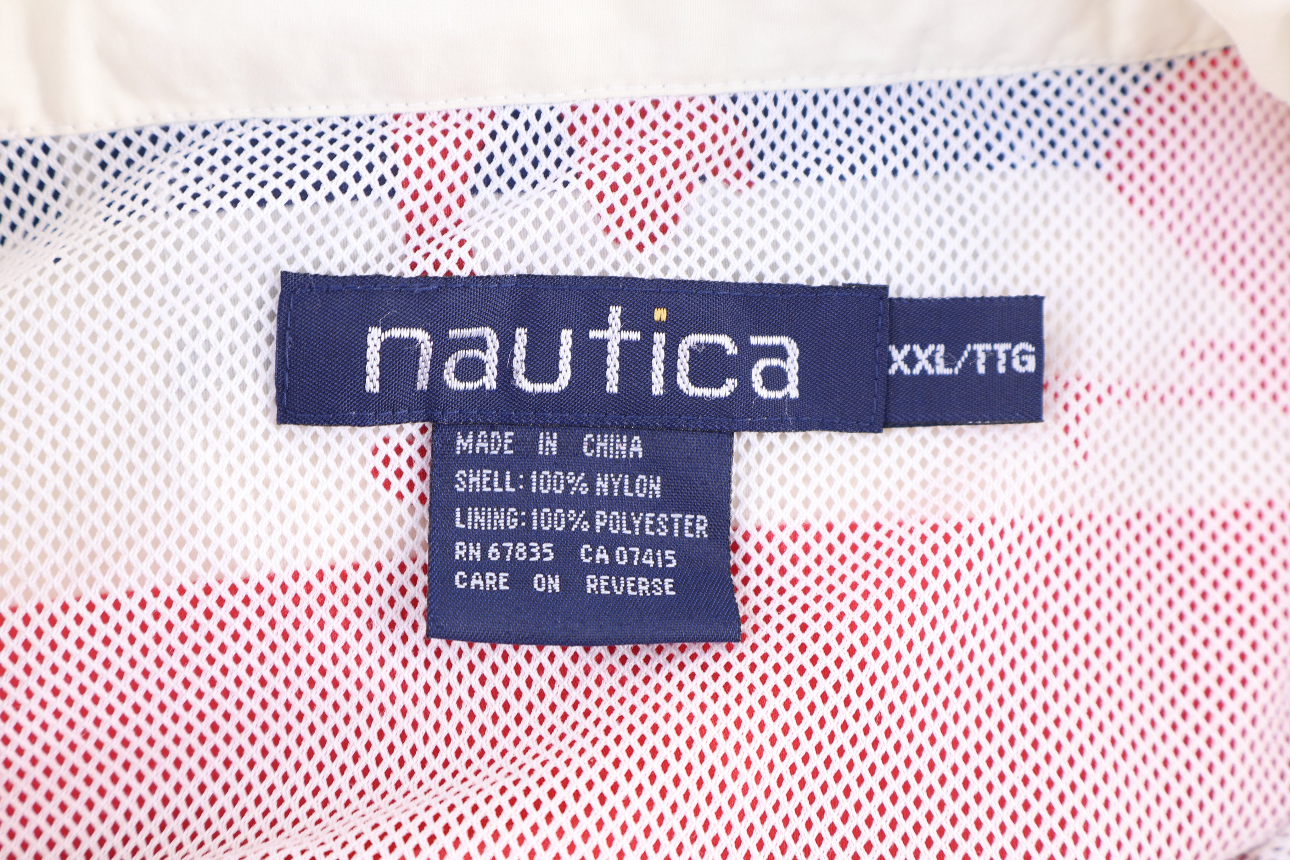 Vintage Nautica All Over Graphic Full Zip Jacket - Jacket - Thrifted Threads