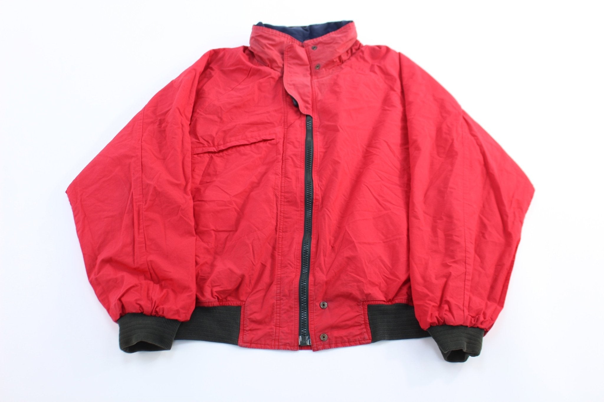 Vintage Nautica Challenge J - Class Reversible Zip Up Jacket - ThriftedThreads.com