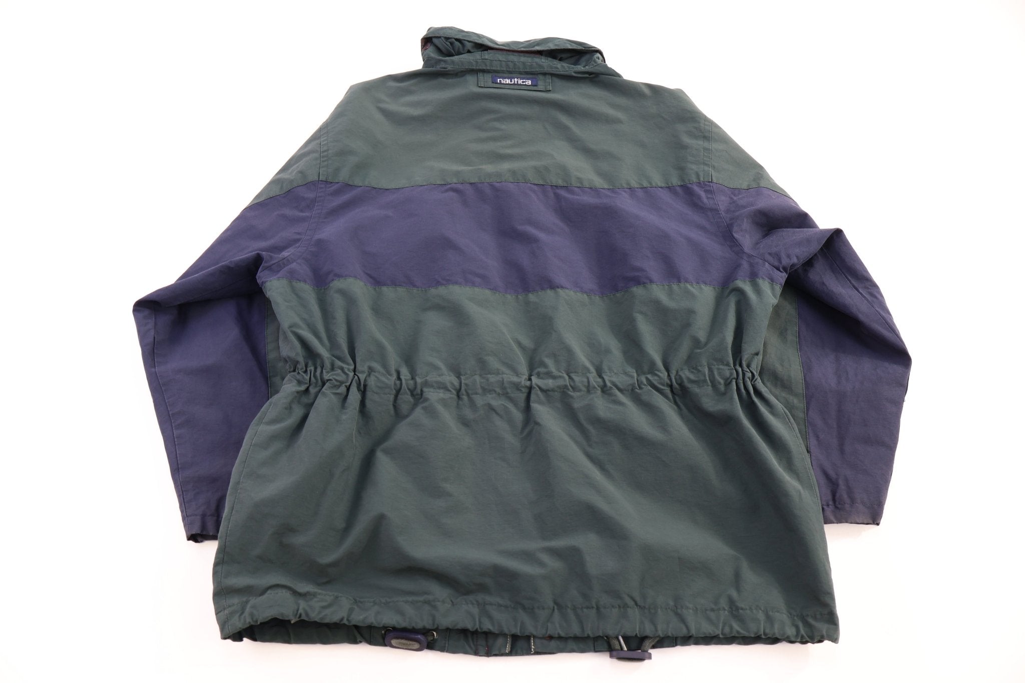 Vintage Nautica Green, Blue Full Zip Jacket - Jacket - Thrifted Threads