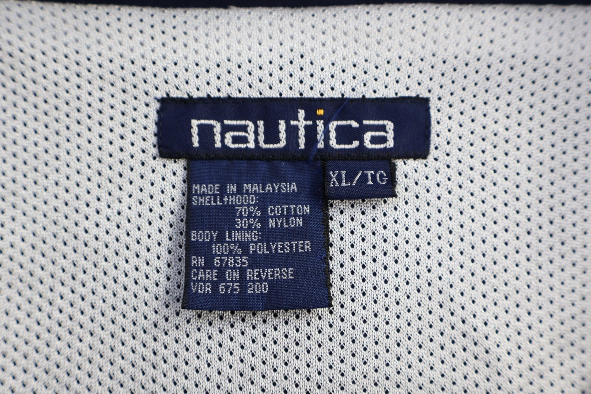 Vintage Nautica Navy Blue Full Zip Jacket - Jacket - Thrifted Threads