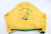Vintage Nautica Reversible Green & Yellow Zip Up Jacket - ThriftedThreads.com