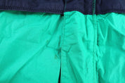 Vintage Nautica Reversible Green & Yellow Zip Up Jacket - ThriftedThreads.com