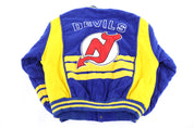 Vintage New Jersey Devils Hockey Bomber Jacket - Jacket - Thrifted Threads