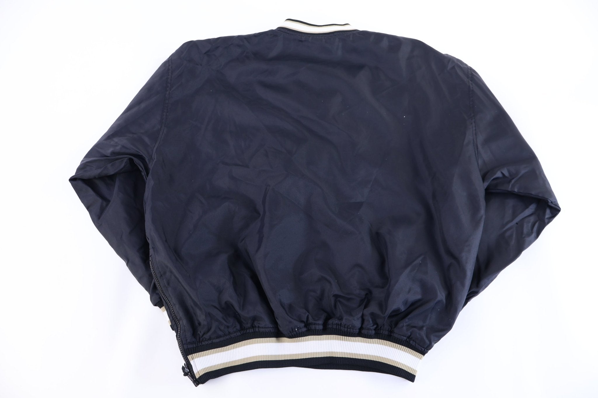 Vintage New Orleans Saints Football Pullover Windbreaker - Jacket - Thrifted Threads