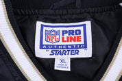 Vintage New Orleans Saints Football Pullover Windbreaker - Jacket - Thrifted Threads