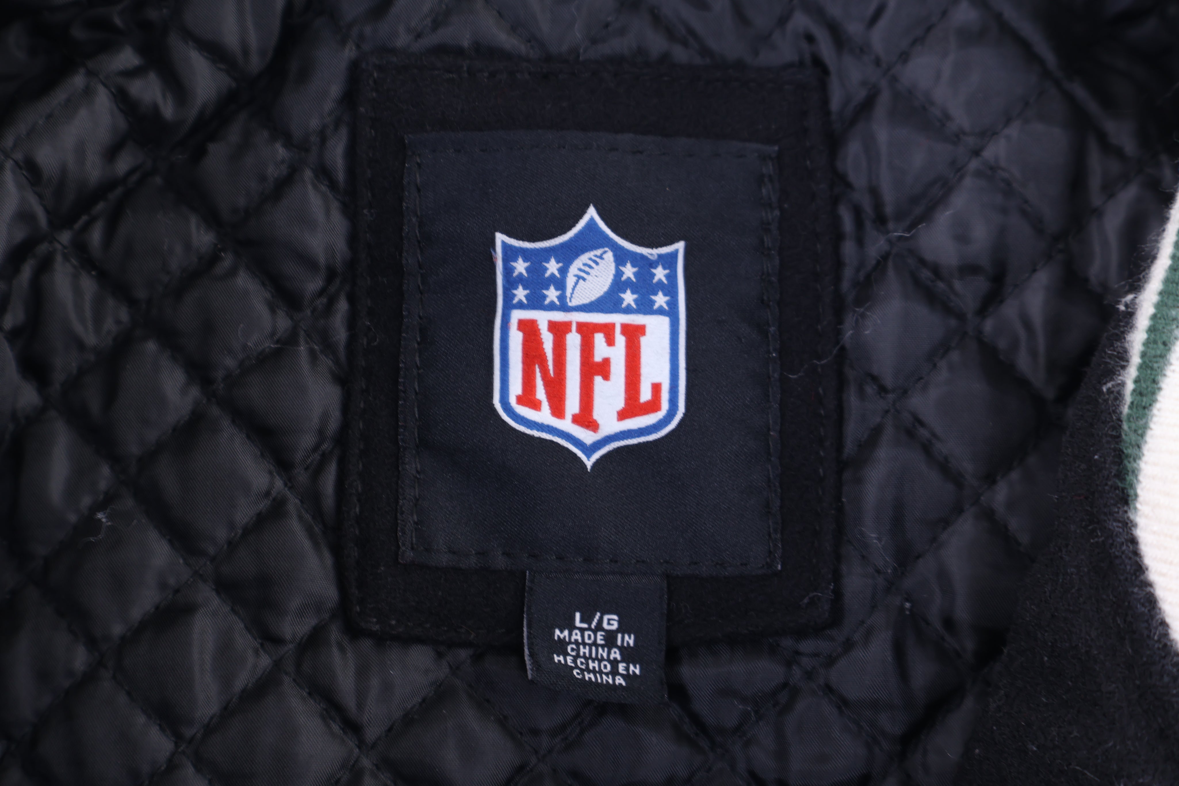 Vintage New York Jets Football Bomber Jacket - Jacket - Thrifted Threads