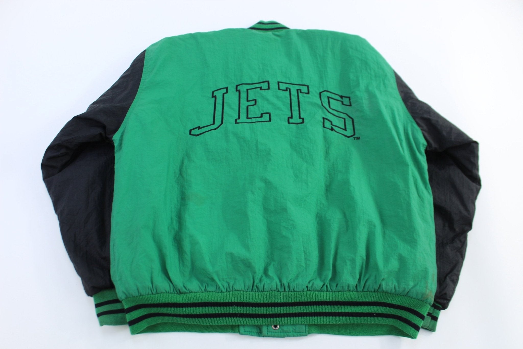 Vintage New York Jets Football Full Snap Jacket - Jackets - Thrifted Threads