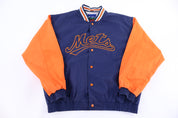 Vintage New York Mets Baseball Bomber Jacket - Jacket - Thrifted Threads