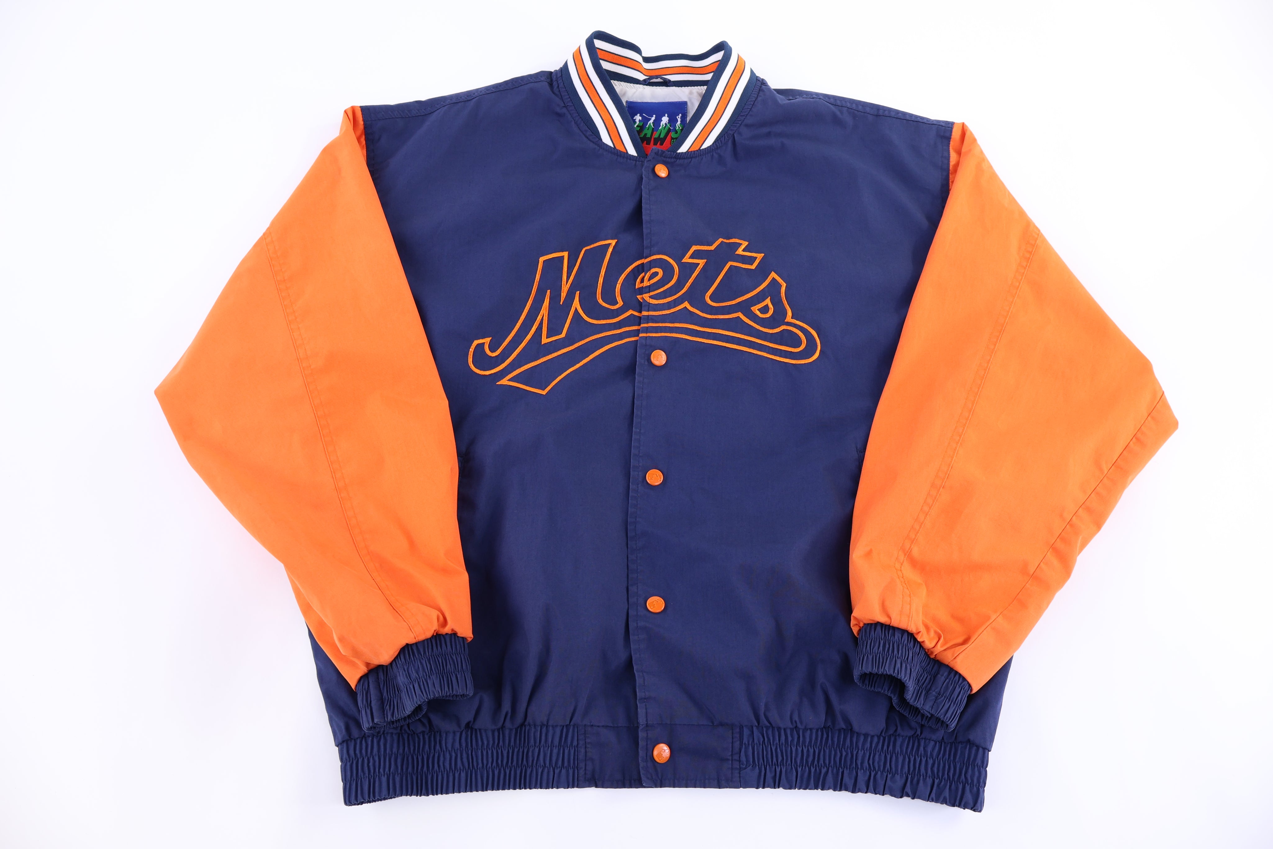 Vintage New York Mets Baseball Bomber Jacket - Jacket - Thrifted Threads