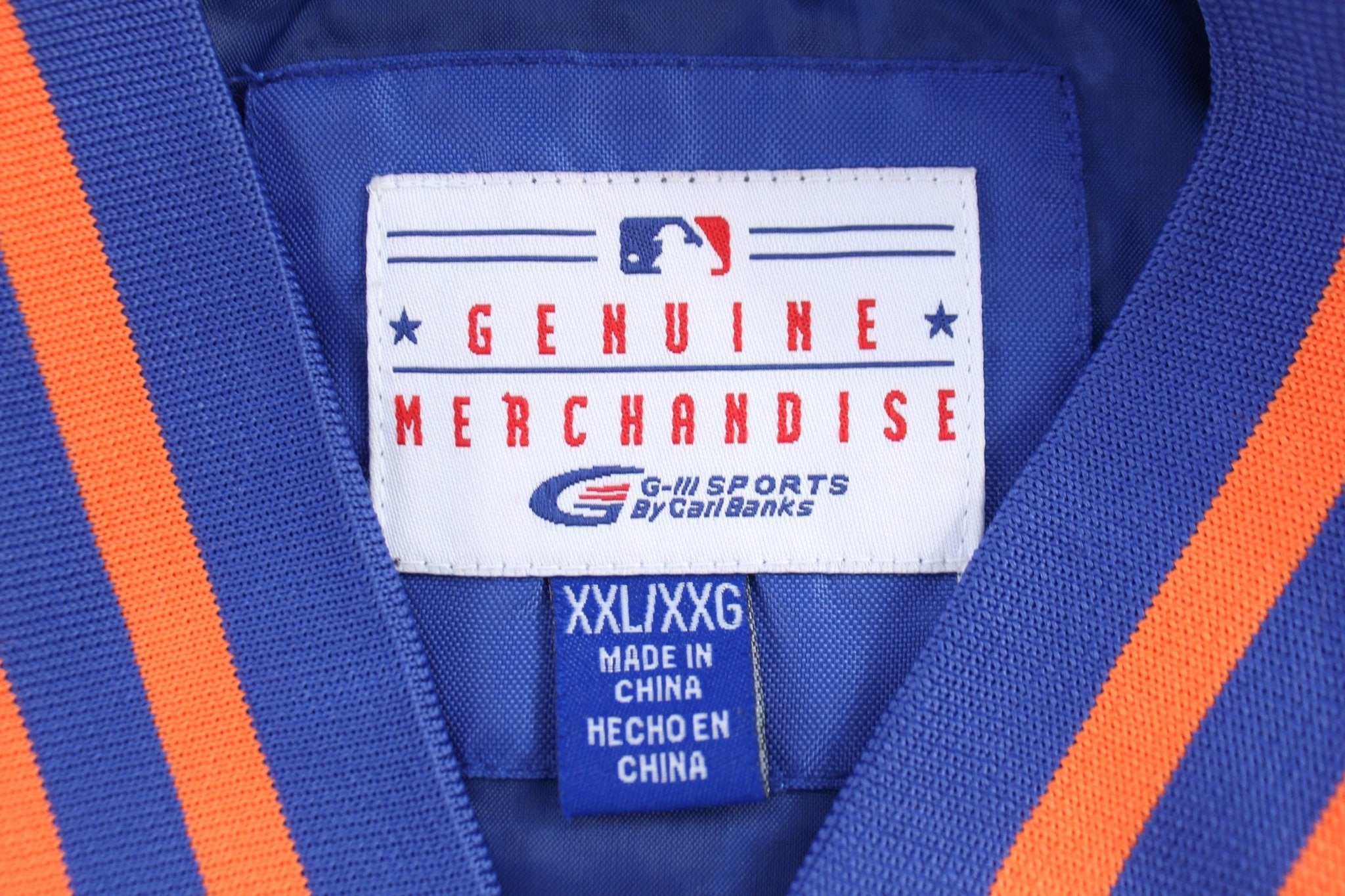 Vintage New York Mets World Series Champions Bomber Jacket - Jacket - Thrifted Threads