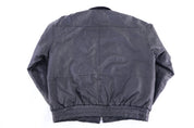 Vintage New Zealand Outback Black Leather Jacket - Jacket - Thrifted Threads