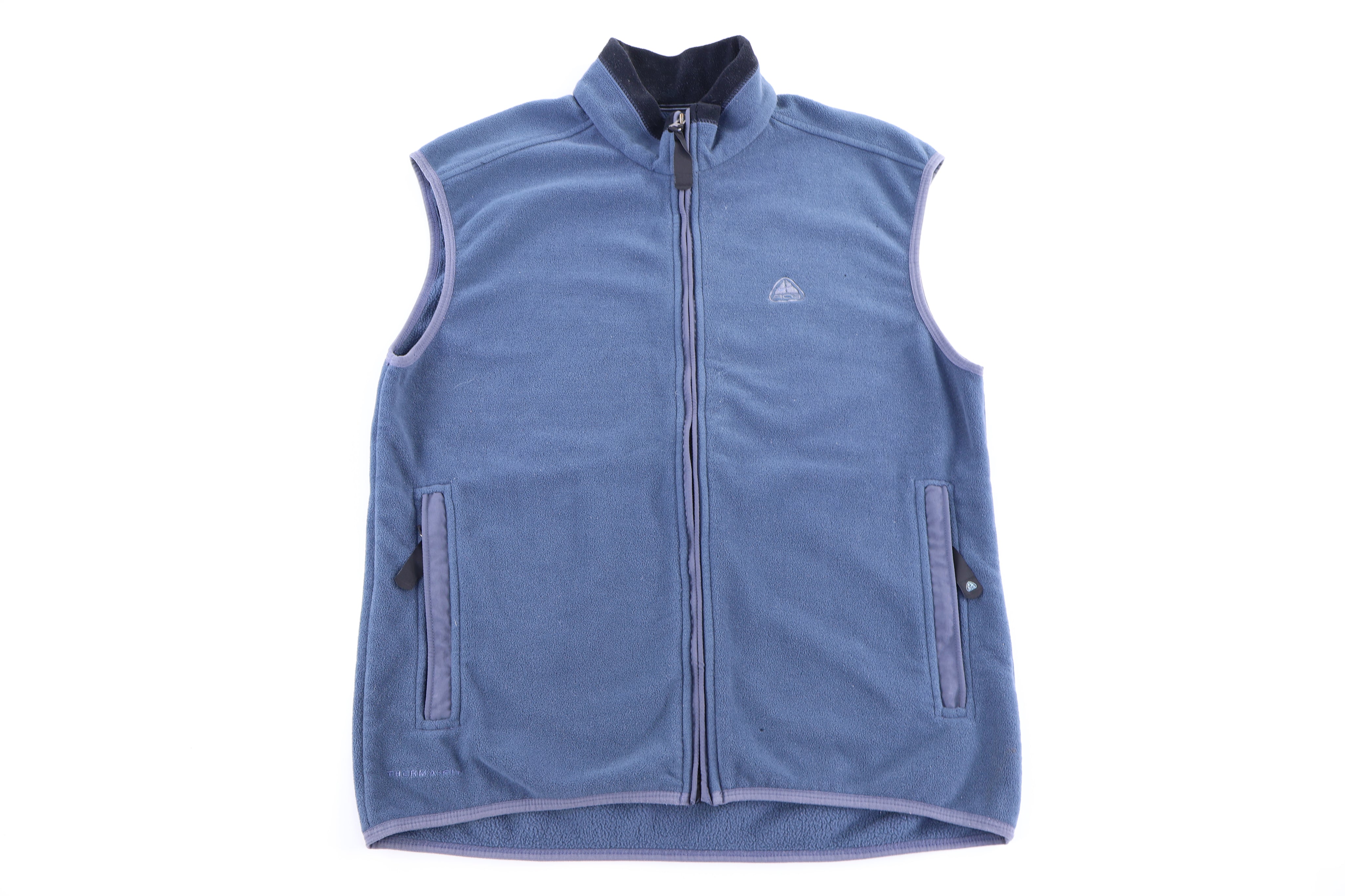 Vintage Nike ACG Blue Full Zip Fleece Vest - Vest - Thrifted Threads