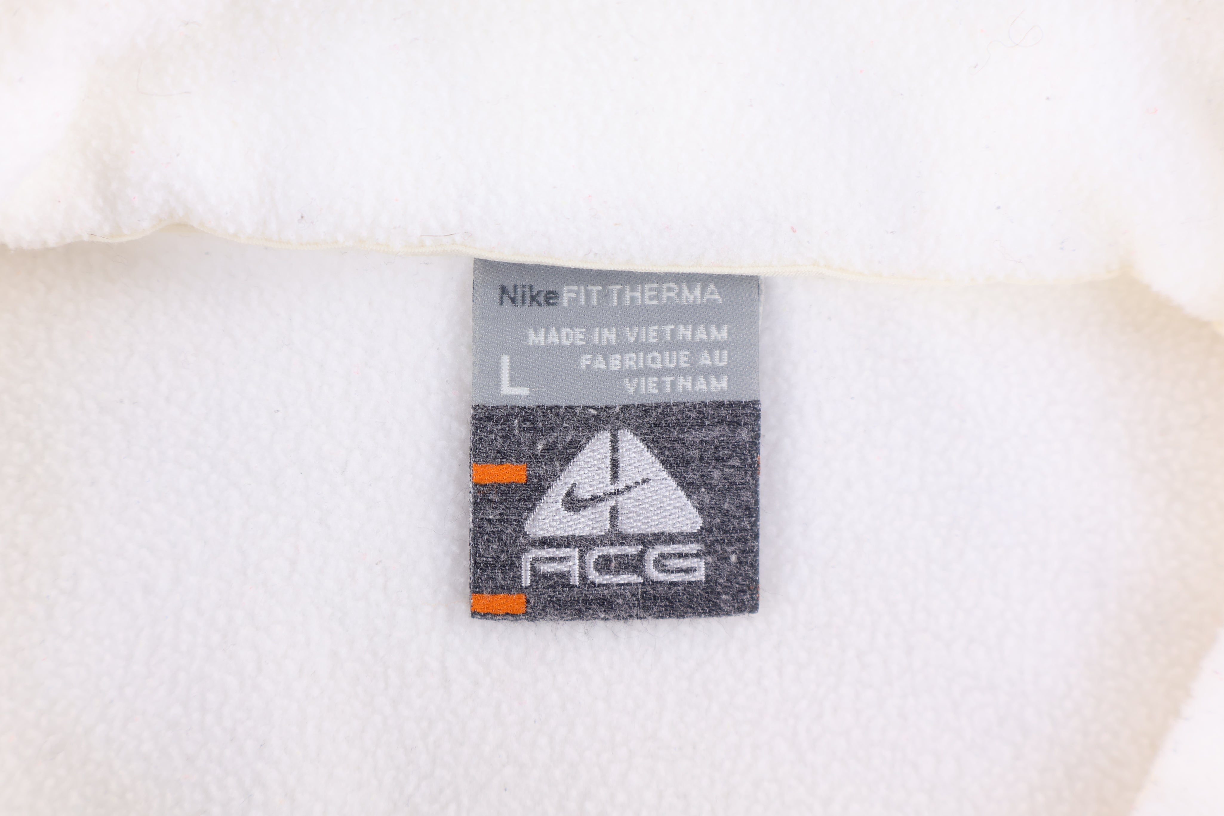 Vintage Nike ACG White Full Zip Jacket - Jacket - Thrifted Threads