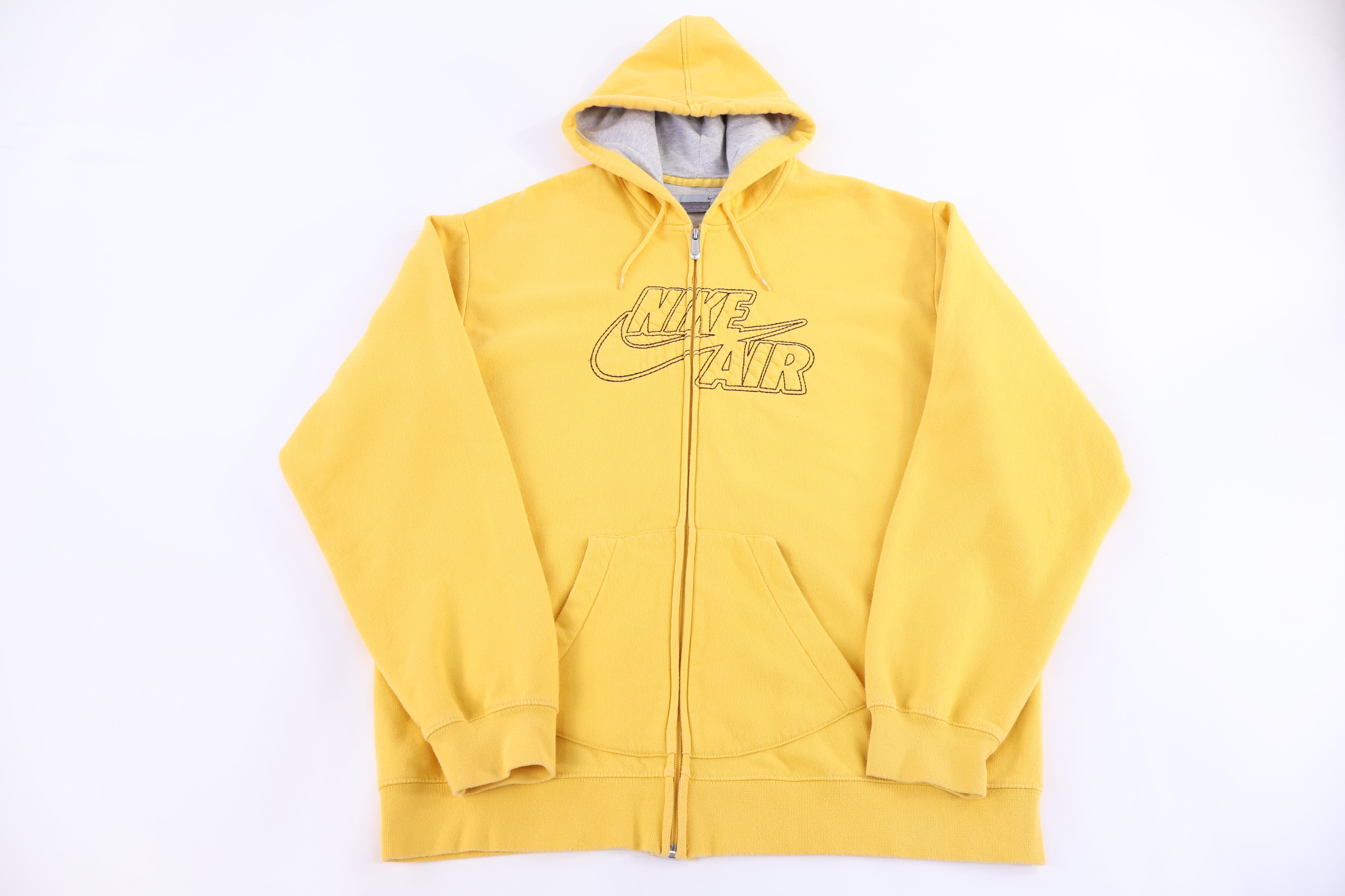 Vintage Nike Air Yellow Full Zip Jacket - Jacket - Thrifted Threads