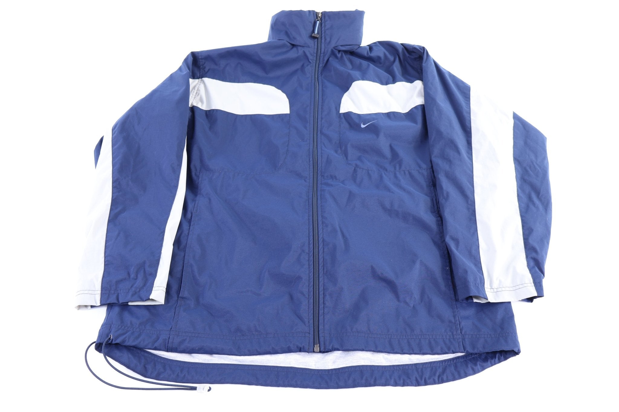 Vintage Nike Blue & Grey Full Zip Jacket - Jacket - Thrifted Threads