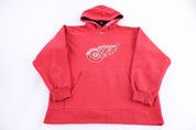 Vintage Nike Detroit Red Wings Pullover Hoodie - Sweatshirt - Thrifted Threads