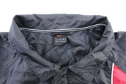 Vintage Nike Embroidered Logo Black & Red Zip Up Jacket - ThriftedThreads.com