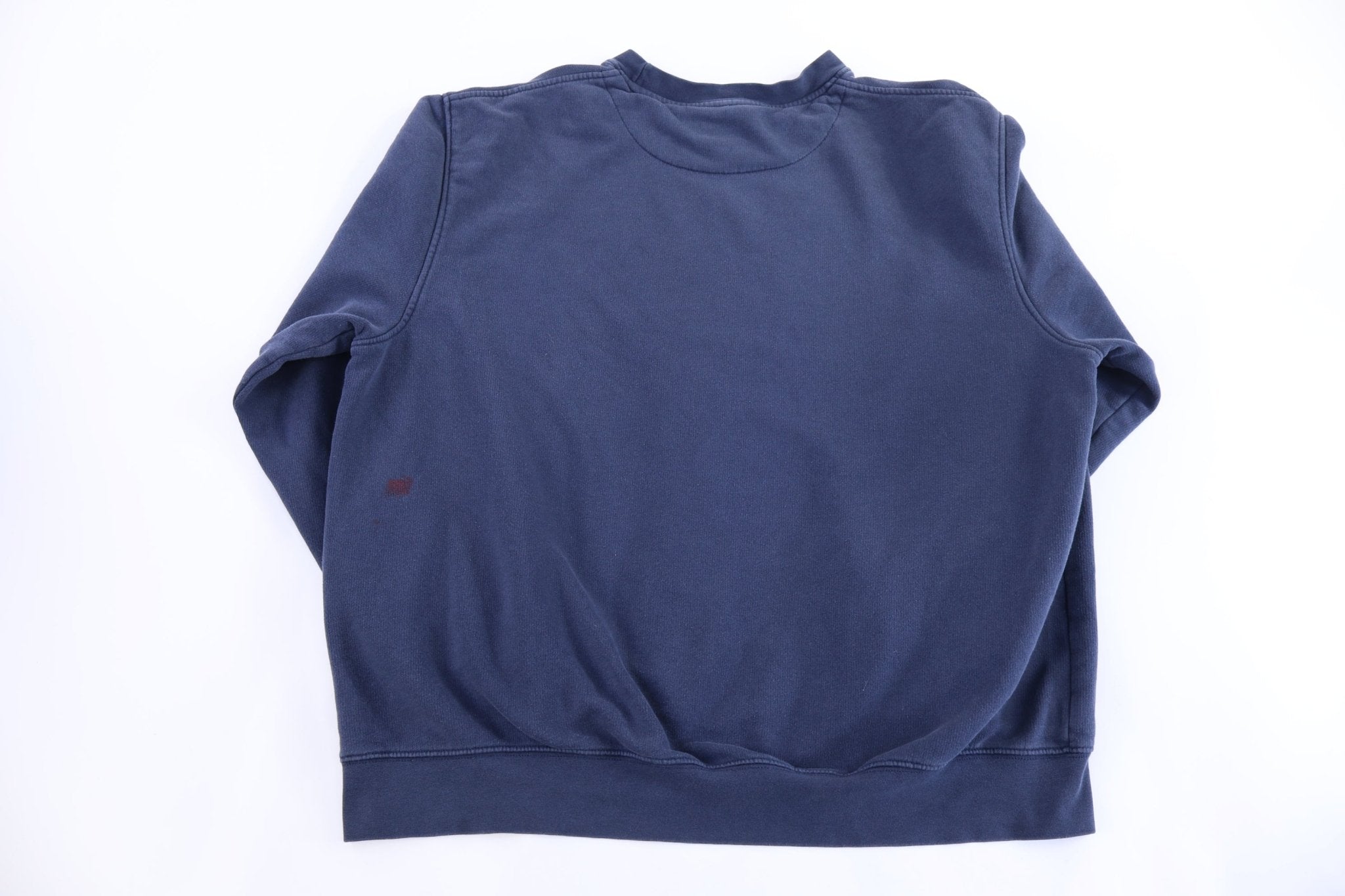 Vintage Nike Embroidered Logo Blue Sweatshirt - Sweatshirt - Thrifted Threads