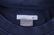 Vintage Nike Embroidered Logo Blue Sweatshirt - Sweatshirt - Thrifted Threads