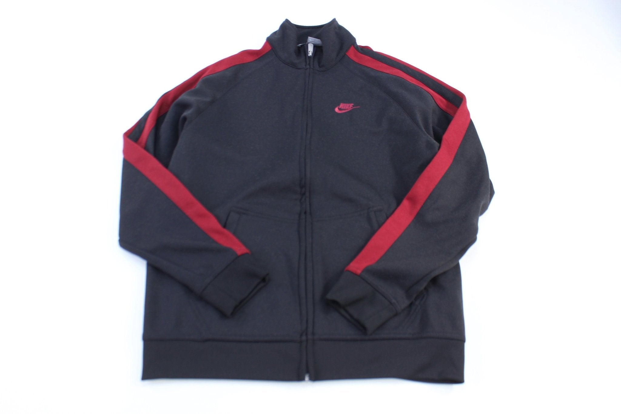 Vintage Nike Embroidered Logo Full Zip Jacket - ThriftedThreads.com