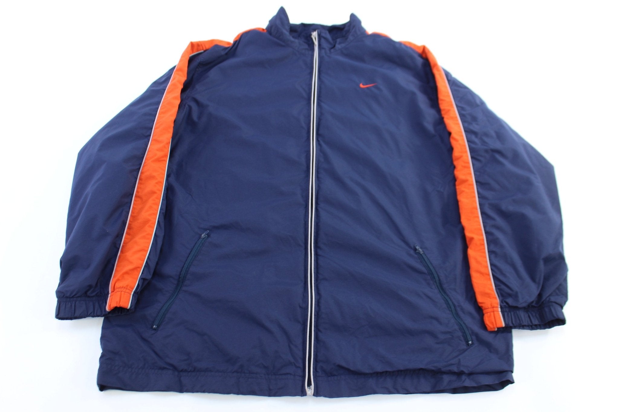 Vintage Nike Embroidered Logo Full Zip Jacket - ThriftedThreads.com