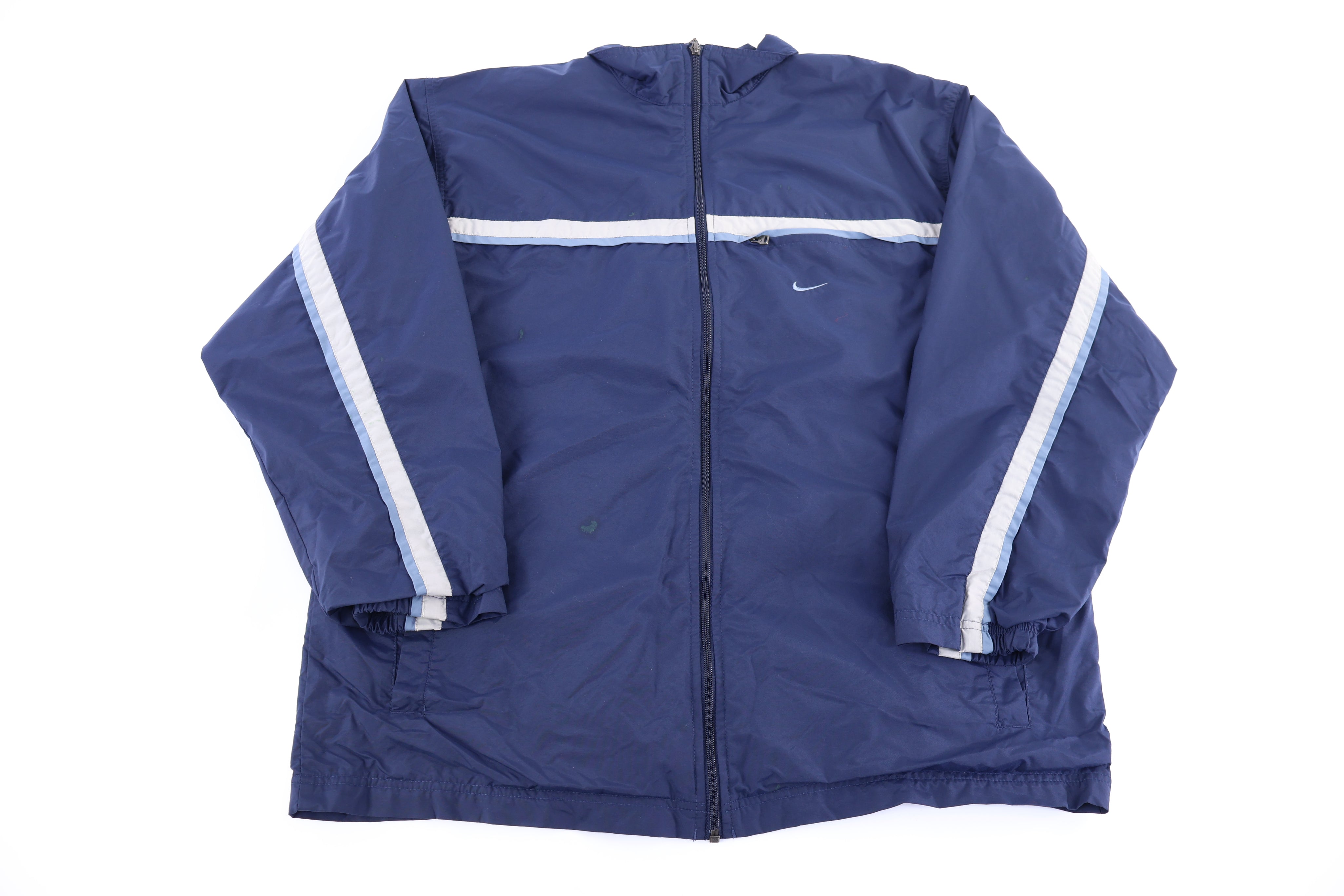 Vintage Nike Embroidered Logo Full Zip Jacket - Jacket - Thrifted Threads