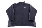 Vintage Nike Embroidered Logo Full Zip Jacket - Jacket - Thrifted Threads