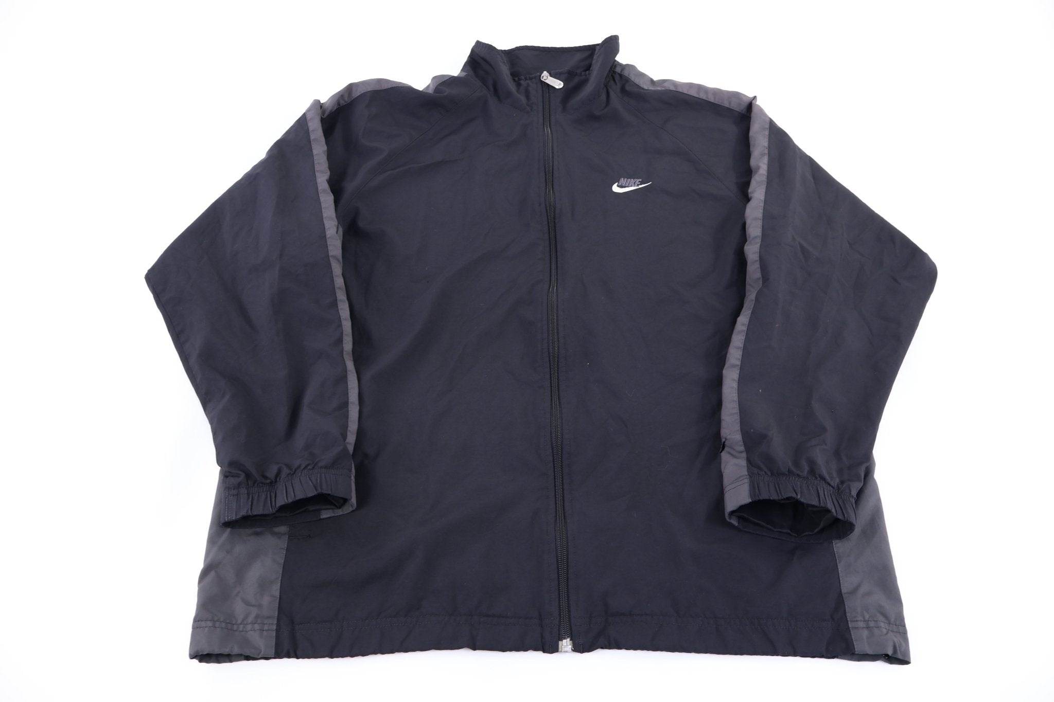 Vintage Nike Embroidered Logo Full Zip Jacket - Jacket - Thrifted Threads