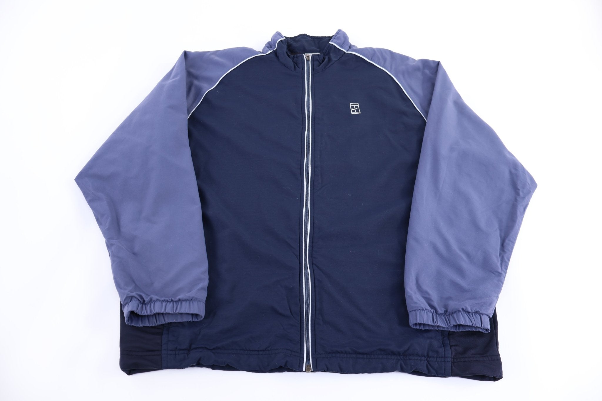 Vintage Nike Embroidered Logo Full Zip Jacket - Jacket - Thrifted Threads