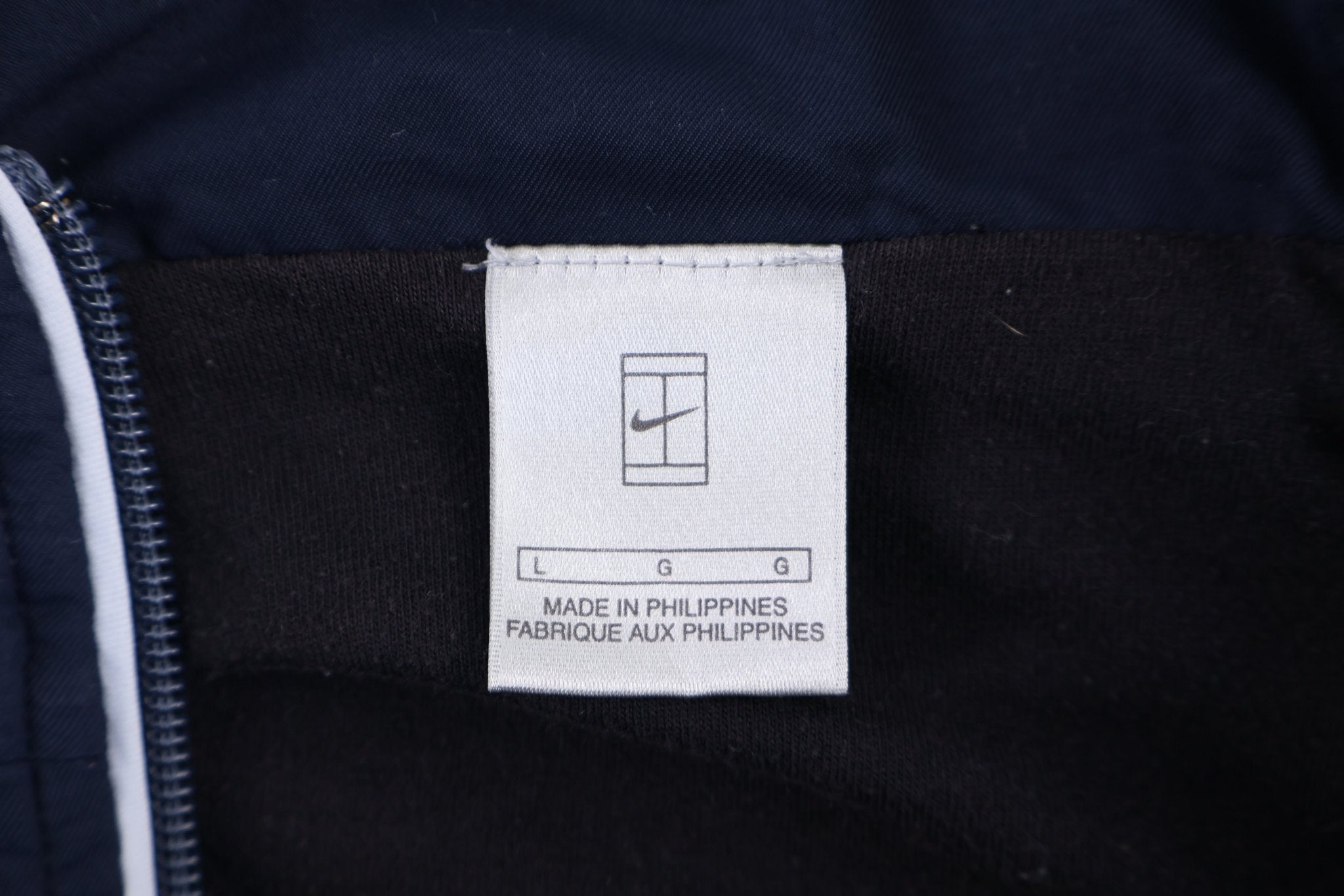 Vintage Nike Embroidered Logo Full Zip Jacket - Jacket - Thrifted Threads