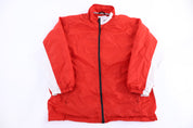 Vintage Nike Embroidered Logo Full Zip Parka Jacket - Jacket - Thrifted Threads