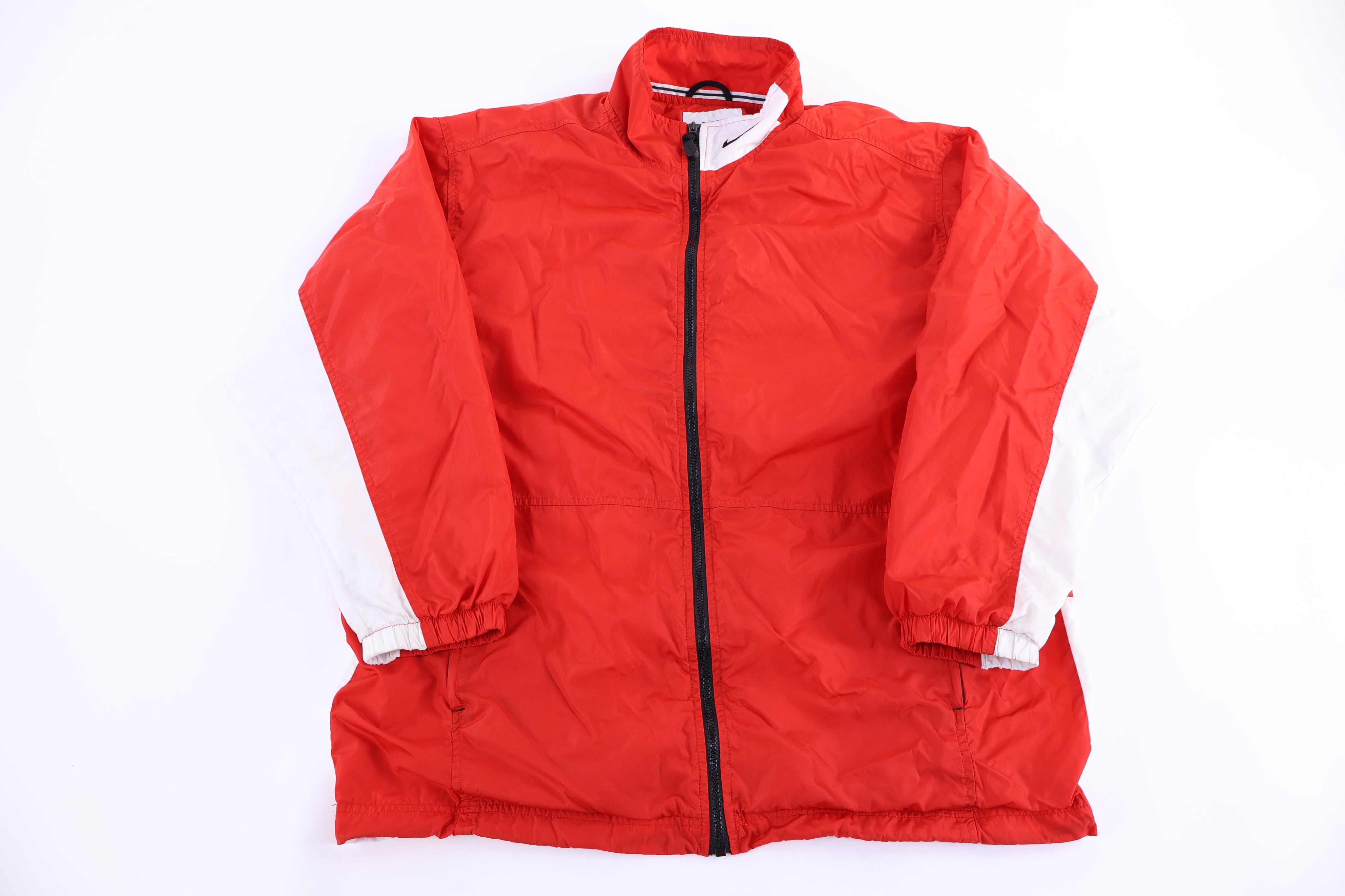 Vintage Nike Embroidered Logo Full Zip Parka Jacket - Jacket - Thrifted Threads