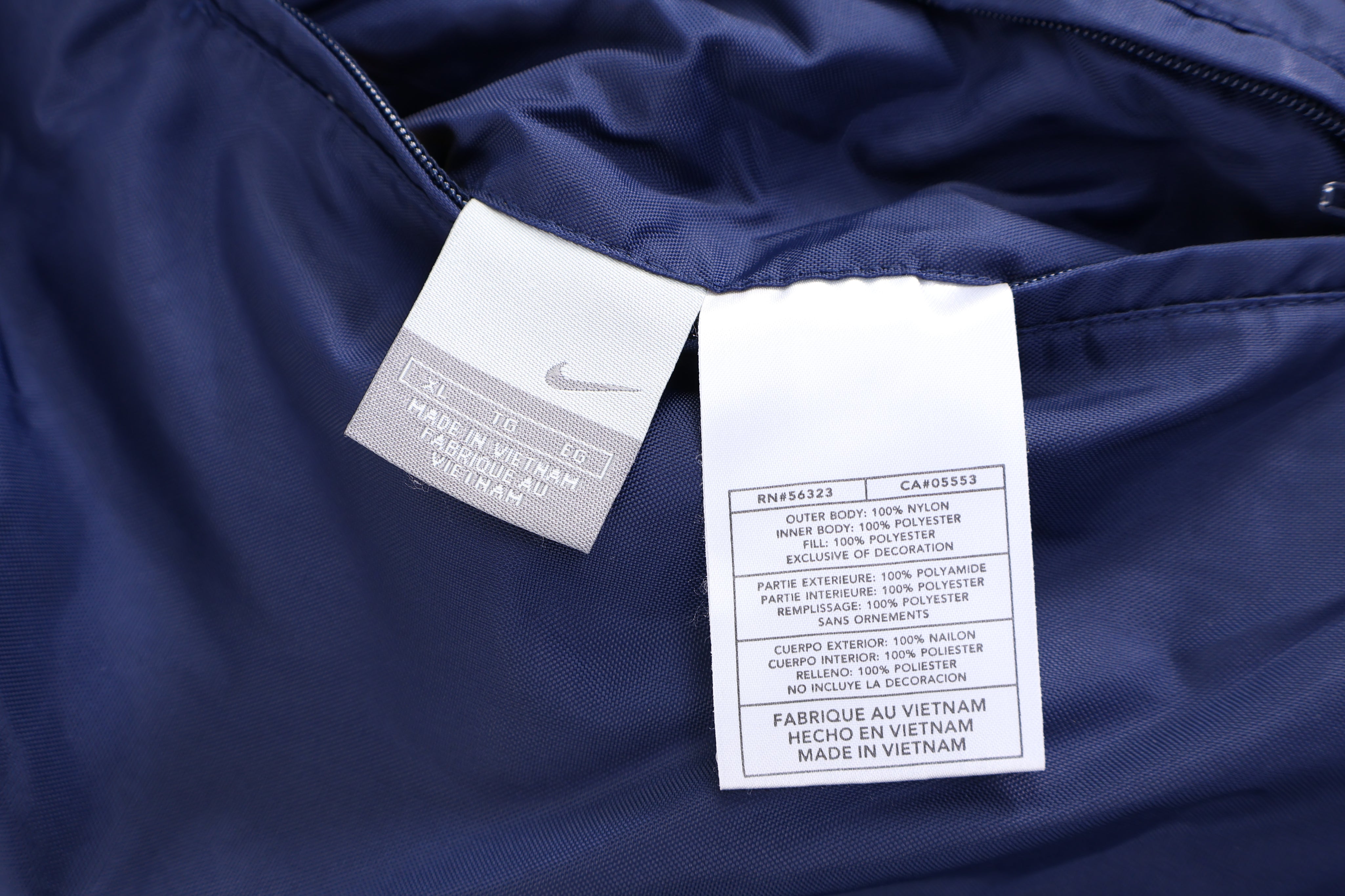 Vintage Nike Embroidered Logo Full Zip Reversible Parka Jacket - Jacket - Thrifted Threads