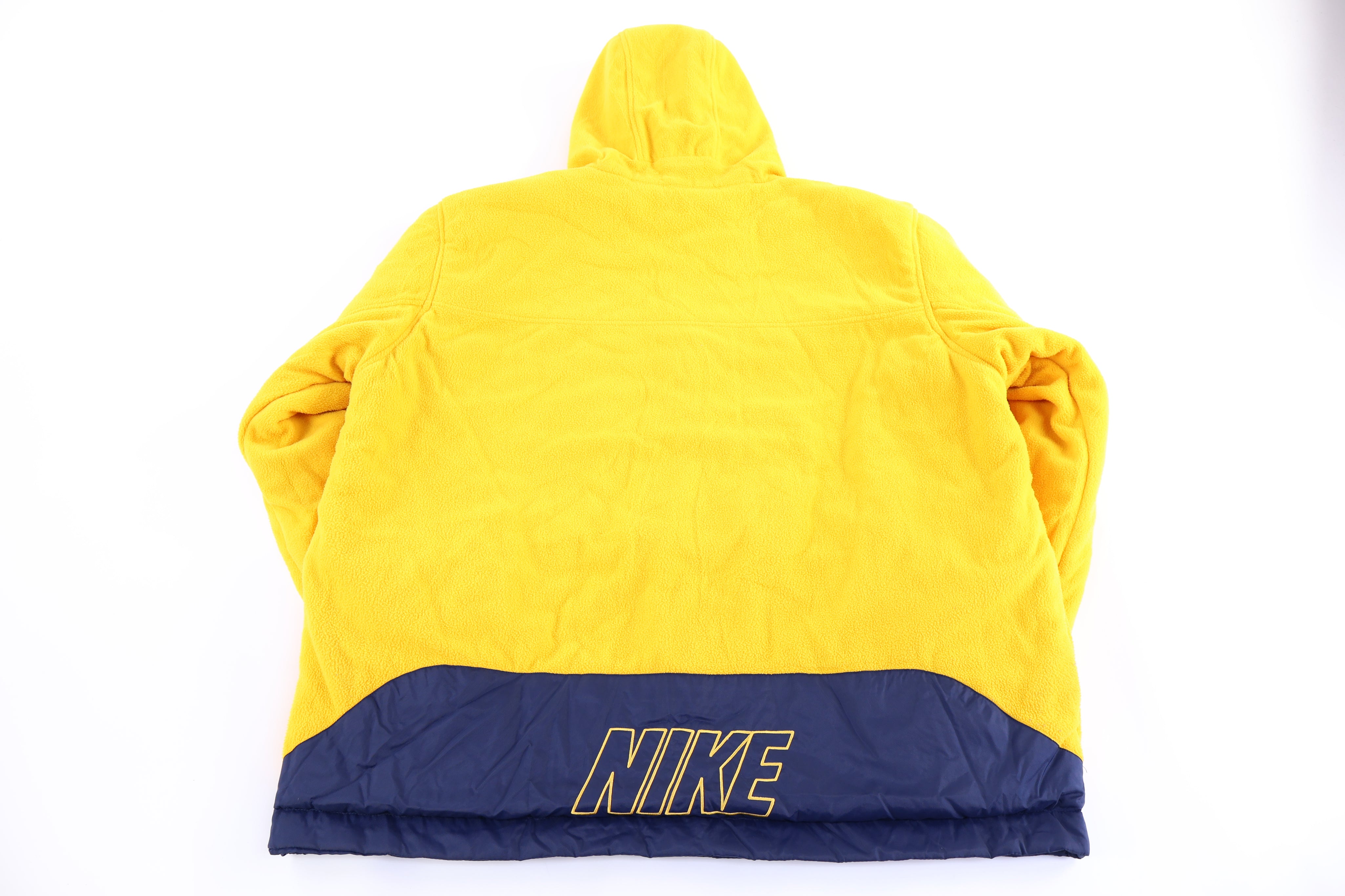 Vintage Nike Embroidered Logo Full Zip Reversible Parka Jacket - Jacket - Thrifted Threads