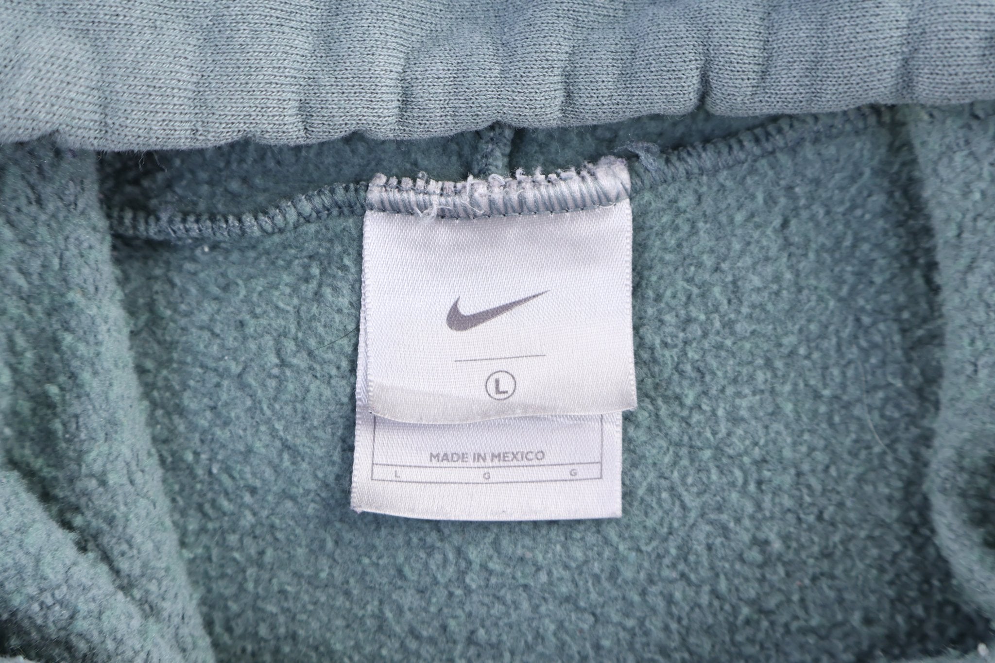Vintage Nike Embroidered Logo Green Center Swoosh Sweatshirt - Sweatshirt - Thrifted Threads