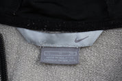 Vintage Nike Embroidered Logo Grey Full Zip Hoodie - Jacket - Thrifted Threads