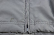 Vintage Nike Embroidered Logo Grey & Yellow Full Zip Jacket - ThriftedThreads.com