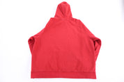 Vintage Nike Embroidered Logo Red Pullover Hoodie - Sweatshirt - Thrifted Threads