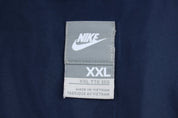 Vintage Nike Embroidered Logo White & Blue Full Zip Jacket - Jacket - Thrifted Threads