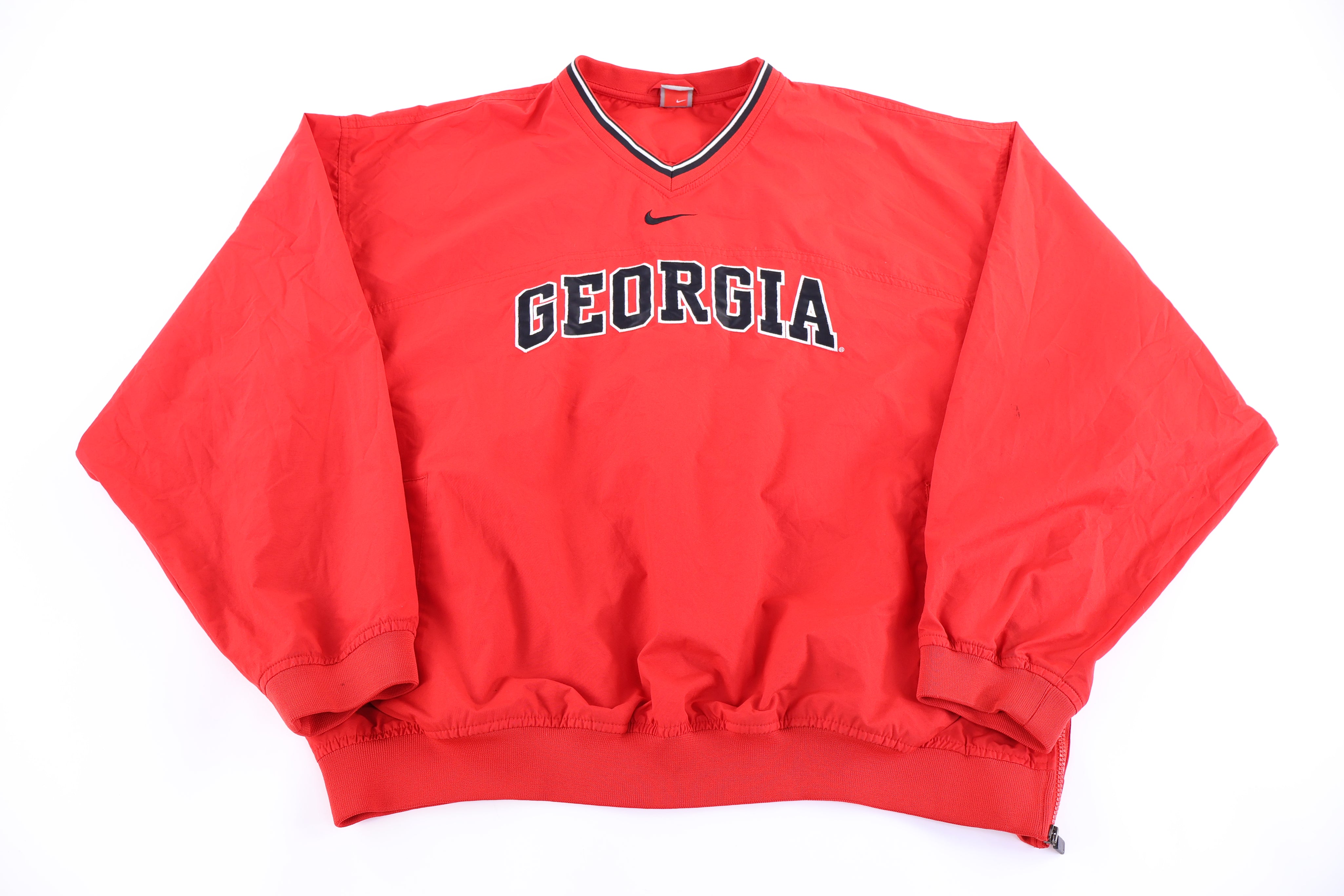Vintage Nike Georgia Tech University Pullover Windbreaker - Jacket - Thrifted Threads