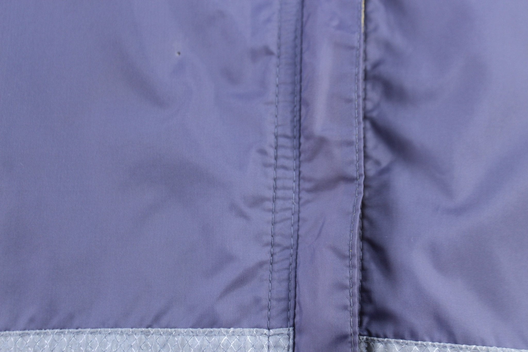 Vintage Nike Grey, Purple Full Zip Windbreaker - Jacket - Thrifted Threads