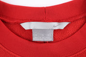 Vintage Nike Red Pullover Fleece Sweater - Sweater - Thrifted Threads