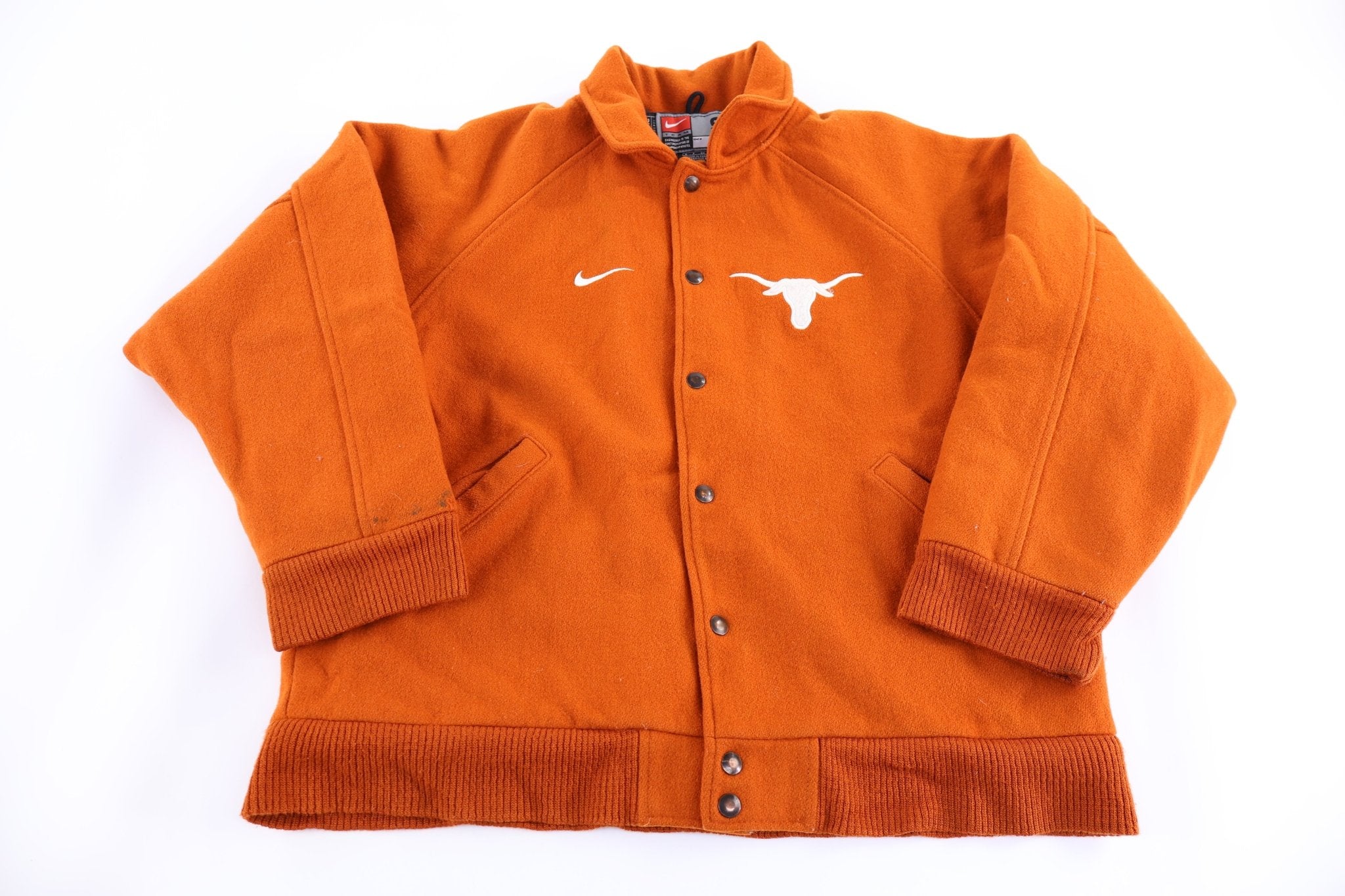 Vintage Nike University of Texas Full Snap Jacket - Jacket - Thrifted Threads